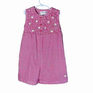 Vintage Christie Brooks Girls Pink Romper